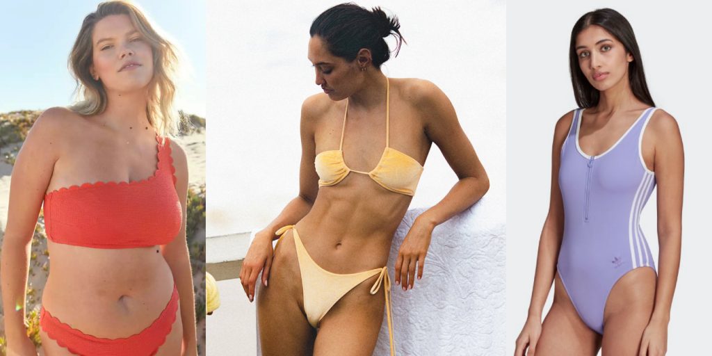 How do you hide your belly pooch in a swimsuit?