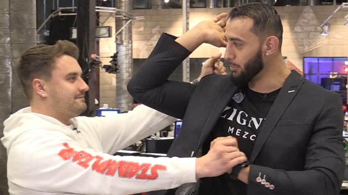 UFCs Dominick Reyes Shows How to Counter Jon Jones Elbow on TMZ Staffer