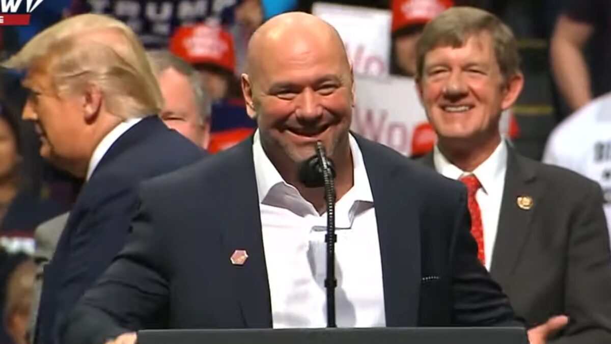 Dana White Backs Donald Trump At Campaign Rally, Lets Win Again!